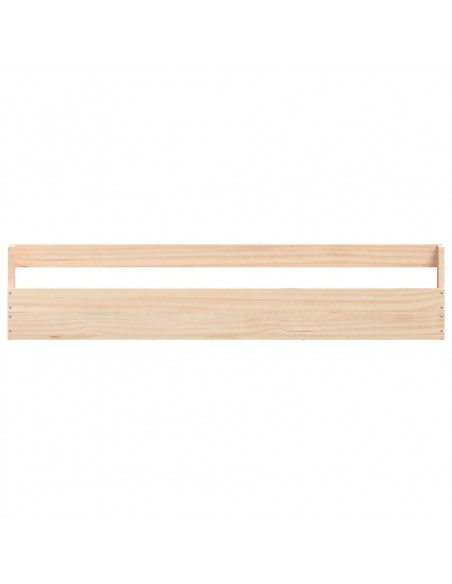 Scarpiere a Parete 2 pz 110x9x23 cm Legno Massello di Pino