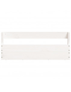 Scarpiere a Parete 2 pz Bianco 59x9x23cm Legno Massello di Pino