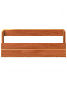 Scarpiere a Parete 2 pz Marrone Cera Legno Massello di Pino 2