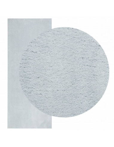 Tappeto a Pelo Corto HUARTE Morbido e Lavabile Blu 80x200 cm