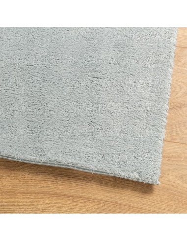 Tappeto a Pelo Corto HUARTE Morbido e Lavabile Blu 80x200 cm