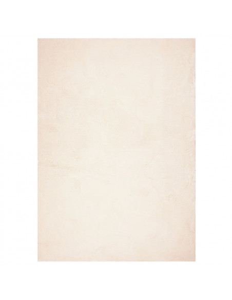 Tappeto a Pelo Corto HUARTE Morbido e Lavabile Beige 120x170 cm