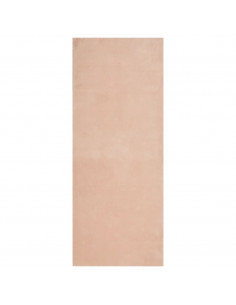 Tappeto a Pelo Corto HUARTE Morbido e Lavabile Rosato 80x200 cm