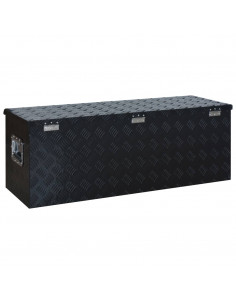 Scatola in Alluminio 1085x370x400 mm Nera