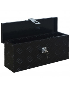 Scatola in Alluminio 485x140x200 mm Nera