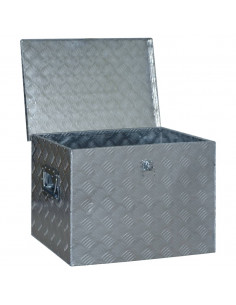 Scatola in Alluminio 610x430x455 mm Argento