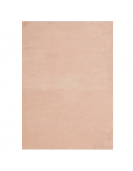 Tappeto a Pelo Corto HUARTE Morbido e Lavabile Rosato 200x280cm