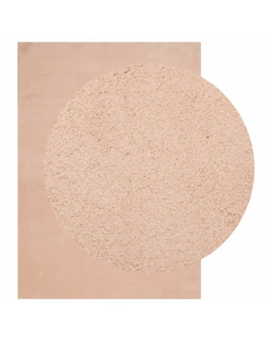 Tappeto a Pelo Corto HUARTE Morbido e Lavabile Rosato 200x280cm