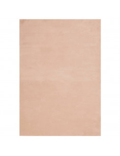 Tappeto a Pelo Corto HUARTE Morbido e Lavabile Rosato 160x230cm