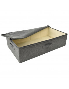 Scatola Portaoggetti in Tessuto 70x40x18 cm Antracite