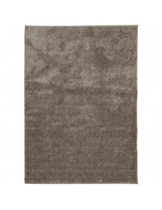 Tappeto a Pelo Lucido Lungo ISTAN Effetto Grigio 200x280 cm