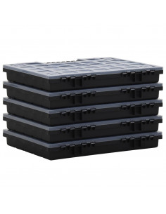 Scatole di Assortimento 10 pz 40x30x5 cm Polipropilene