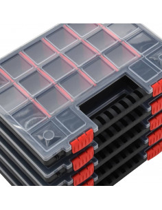 Scatole di Assortimento 5 pz 34,5x25x5 cm in Polipropilene