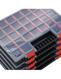 Scatole di Assortimento 5 pz 40x30x5 cm in Polipropilene