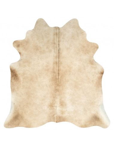 Tappeto in Vera Pelle Bovina Beige 180x220 cm