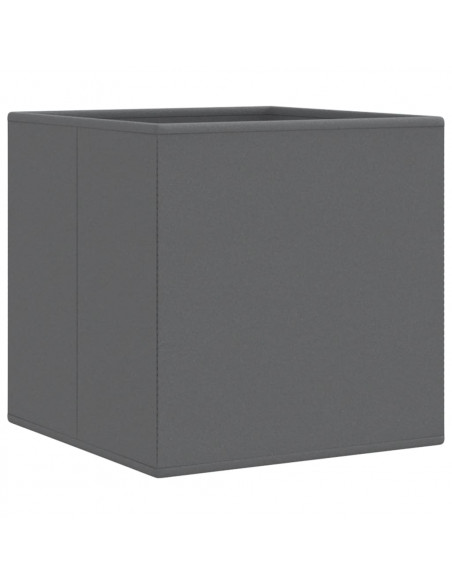 Scatole Portaoggetti 4 pz Grigio 32x32x32cm Tessuto non Tessuto