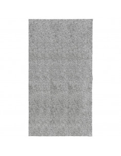 Tappeto Shaggy a Pelo Lungo Moderno Grigio 80x150 cm