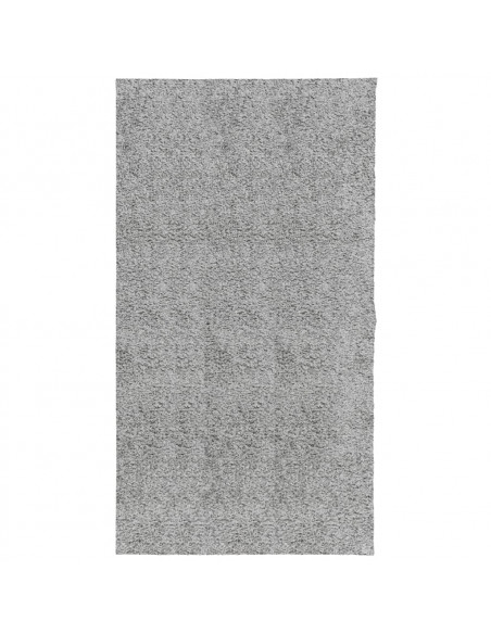 Tappeto Shaggy a Pelo Lungo Moderno Grigio 80x150 cm