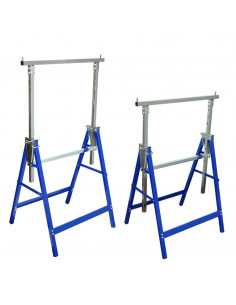 Coppia di Cavalletti estensibili con gambe fisse 2