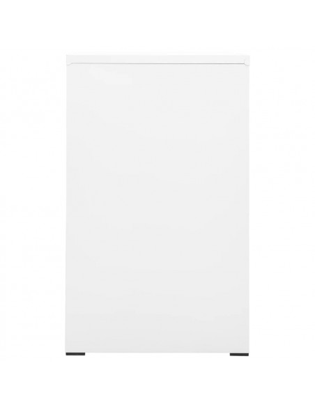 Schedario Bianco 46x62x102,5 cm in Acciaio