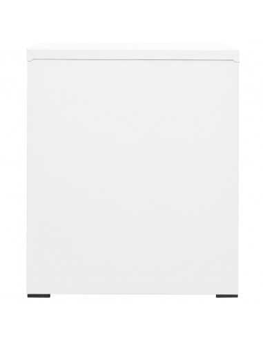 Schedario Bianco 46x62x72,5 cm in Acciaio