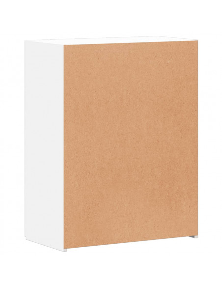 Schedario Bianco 60x32x77,5 cm in Legno Multistrato