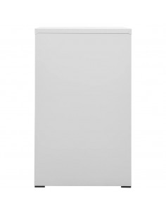 Schedario Grigio Chiaro 46x62x102,5 cm in Acciaio 2