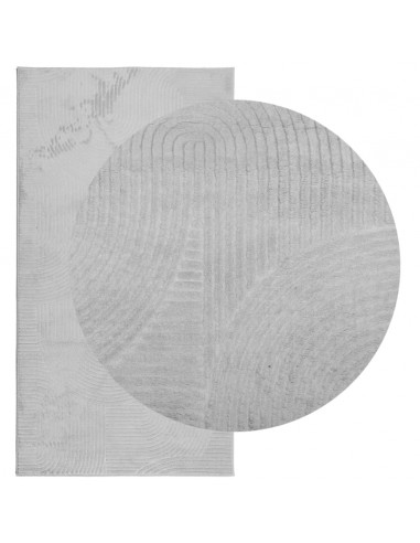 Tappeto IZA a Pelo Corto Aspetto Scandinavo Grigio 80x150 cm