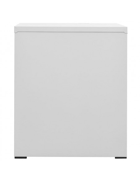 Schedario Grigio Chiaro 46x62x72,5 cm in Acciaio