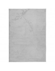 Tappeto IZA a Pelo Corto Aspetto Scandinavo Grigio 120x170 cm