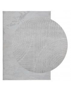 Tappeto IZA a Pelo Corto Aspetto Scandinavo Grigio 120x170 cm 2