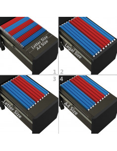 Schedario Mobile Antracite 30x45x59 cm in Acciaio 2