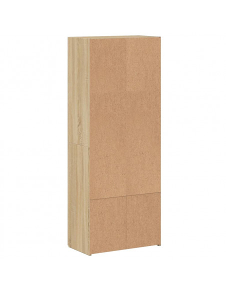 Schedario Rovere Sonoma 60x32x153 cm in Truciolato