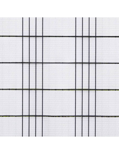 Schermi da Balcone 10 pz Bianchi 255x19 cm in Polyrattan