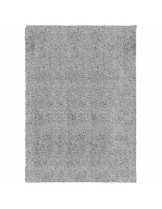 Tappeto Shaggy a Pelo Lungo Moderno Grigio 160x230 cm