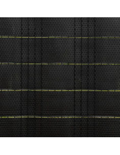 Schermi da Balcone 10 pz Neri 255x19 cm in Polyrattan