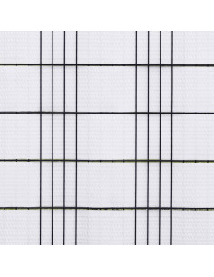 Schermi da Balcone 5 pz Bianchi 255x19 cm in Polyrattan