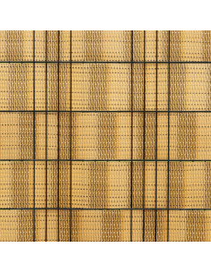 Schermi da Balcone 5 pz Marrone Chiaro 255x19 cm in Polyrattan