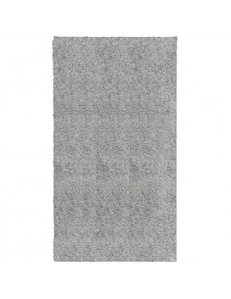 Tappeto Shaggy a Pelo Lungo Moderno Grigio 60x110 cm