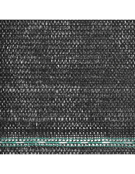Schermo di Recinzione da Tennis in HDPE 1,4x50 m Nera