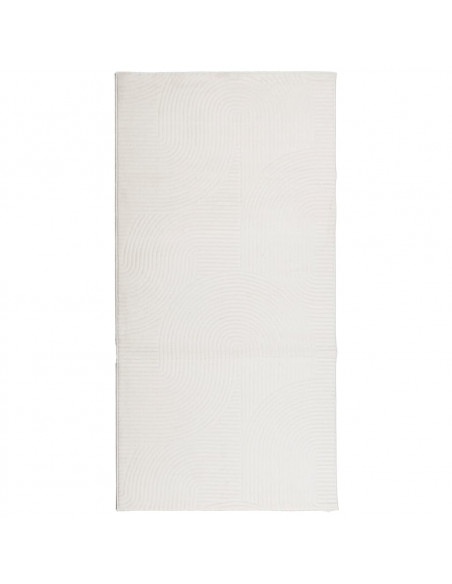 Tappeto IZA a Pelo Corto Aspetto Scandinavo Crema 100x200 cm