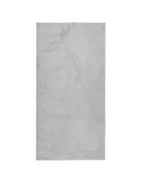 Tappeto IZA a Pelo Corto Aspetto Scandinavo Grigio 100x200 cm