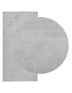 Tappeto IZA a Pelo Corto Aspetto Scandinavo Grigio 100x200 cm 2