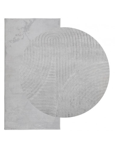 Tappeto IZA a Pelo Corto Aspetto Scandinavo Grigio 100x200 cm