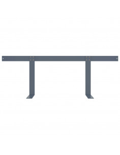 Schienale per Divano a Pallet Grigio Chiaro 110 cm in Ferro