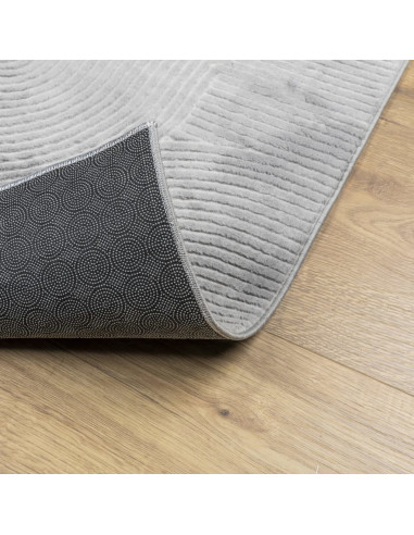 Tappeto IZA a Pelo Corto Aspetto Scandinavo Grigio 100x200 cm
