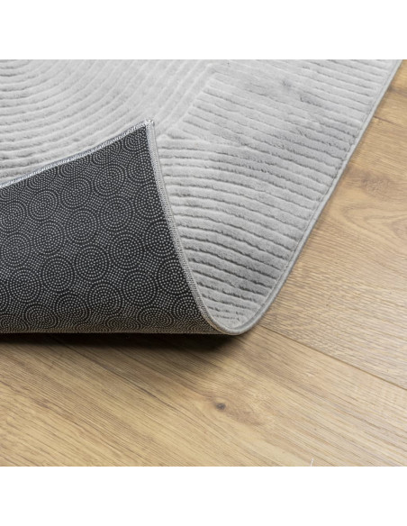 Tappeto IZA a Pelo Corto Aspetto Scandinavo Grigio 100x200 cm