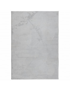 Tappeto IZA a Pelo Corto Aspetto Scandinavo Grigio 140x200 cm