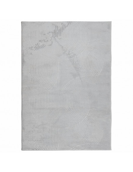 Tappeto IZA a Pelo Corto Aspetto Scandinavo Grigio 140x200 cm