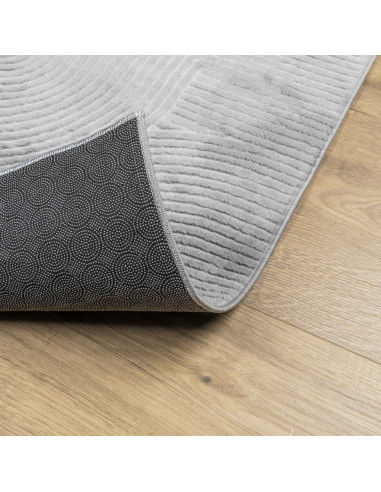 Tappeto IZA a Pelo Corto Aspetto Scandinavo Grigio 140x200 cm